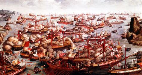 A Batalha de Lepanto: Um Triunfo Naval liderado por Ulisses Sforza contra os Otomanos