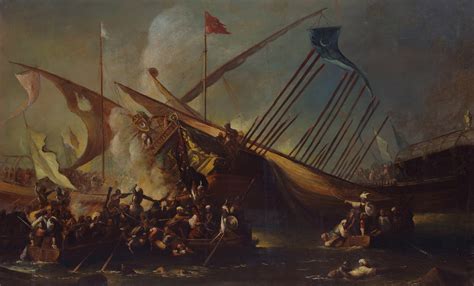 A Batalha de Lepanto; A Vitória Naval Decisivo Contra a Expansão Otomana e o Legado de um Almirante Veneziano Intrépido